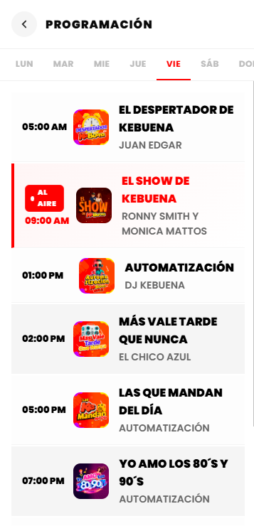 Captura 4 - Radio Kebuena